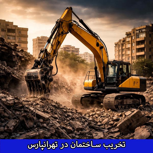 تخریب ساختمان در تهرانپارس