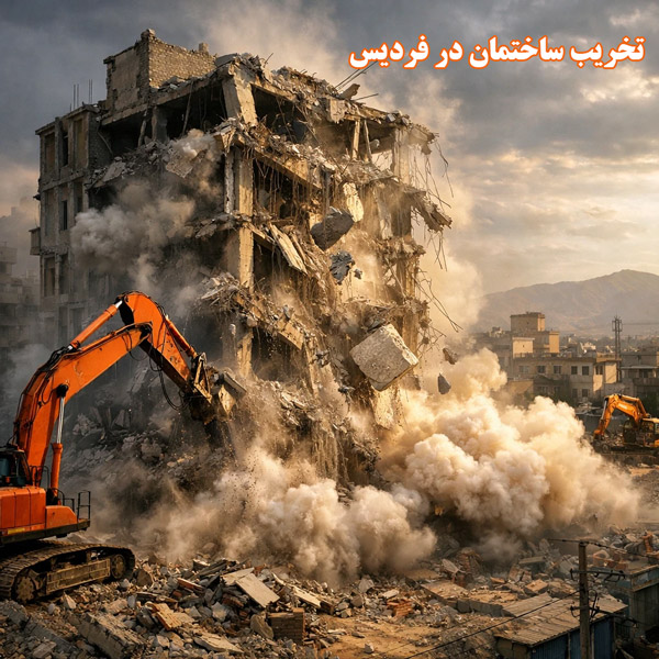 تخریب ساختمان در فردیس